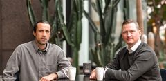 Image by Emaldo®, CheckWatt CEO Dan-Eric Archer to the left and Emaldo® CEO Steffen Bjerregaard to the right.