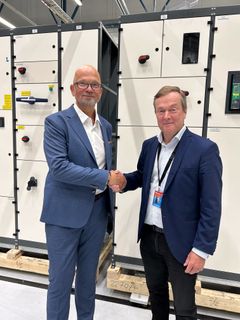 Ari Hämäläinen, CEO of Norelco (Right), and Geir Elsebutangen, Business Development Director of Norelco in Norway,
