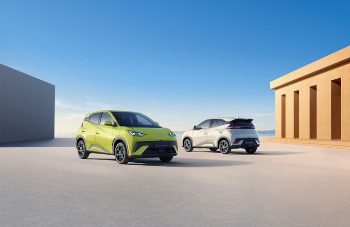 Uusi kyytipalvelu Little Bolt perustuu täyssähköisiin BYD Dolphin Surf -ajoneuvoihin. Kuva: BYD