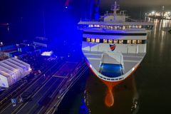 Sail-away party for the Spirit of Tasmania V RoPax ferry on 29 October 2025