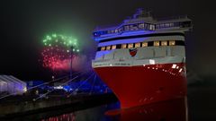 Sail-away party for the Spirit of Tasmania V RoPax ferry on 29 October 2025