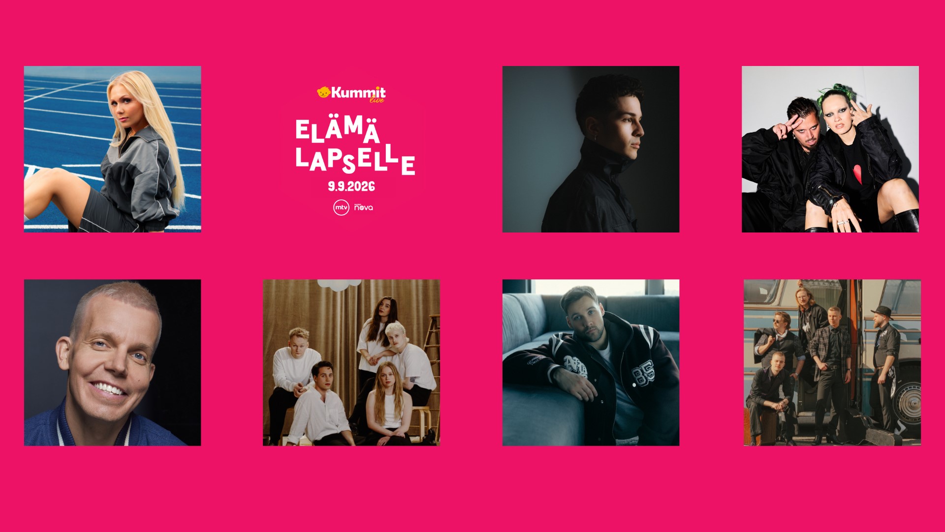 Elämä Lapselle -konsertti kerää varoja lastenklinikoille syyskuussa