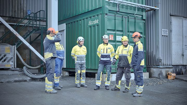 Filtrabit unit in Outokumpu Tornio
