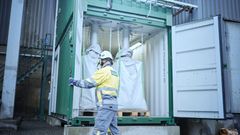 Filtrabit unit Outokumpu Tornio material collection