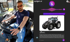 Suomalaisen spogen.ai:n Smart Assistant tuo ääniavusteisen tekoälyn raskaan kaluston ohjaamoon