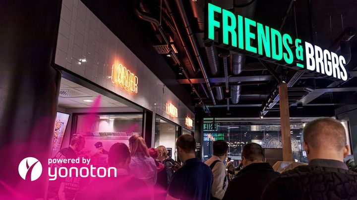 Yonoton digitalisoi Friends & Brgrs -ravintoloiden toiminnot