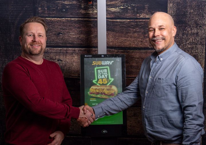 Nordic Bites Group's CEO Petteri Lehtimäki and Yonoton's CEO Teemu Karenius.
