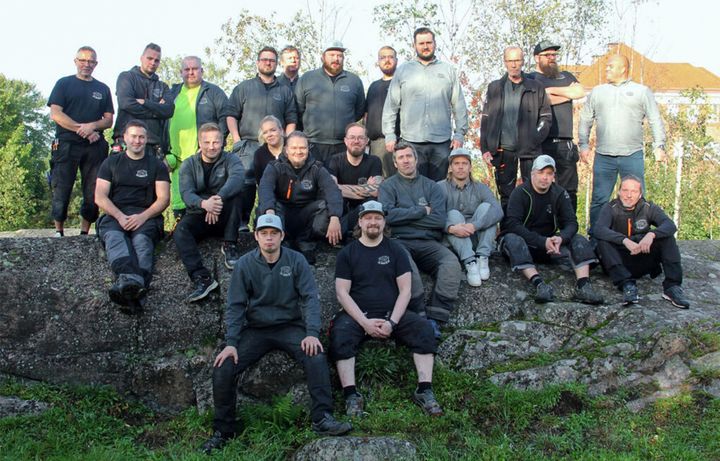 Helsingin LVI-Huolto Oy:n henkilöstöä