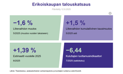 Erikoiskaupan tilastopalvelu ennakoi liikevaihdon kasvua tälle vuodelle.