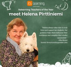 Helena Pirttiniemi vuoden opettaja ItsLearning