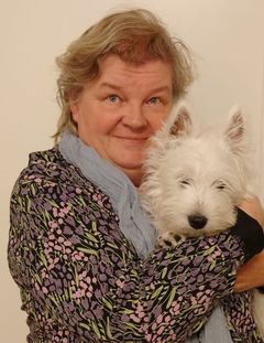 Helena Pirttiniemi ja Rille-koira