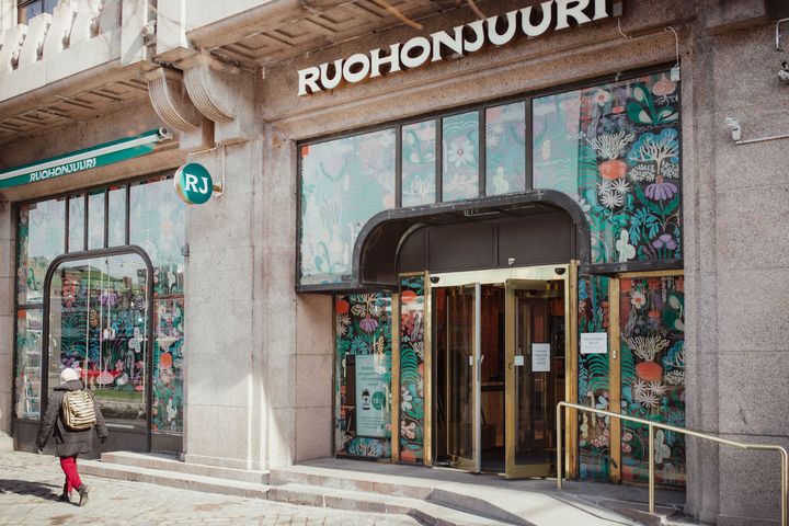 Ruohonjuuren Mannerheiminkadun myymälä Helsingissä