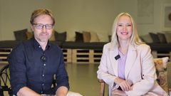 Lääkäri Ville Pöntynen ja Johanna Koivu