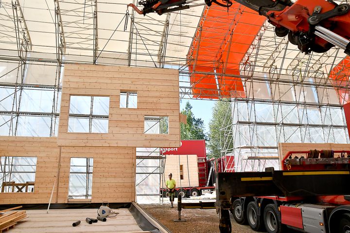Kurikan kaupunkiin nousee 1700 m2 päiväkoti Pohjan Timberin ekologisista ja hengittävistä hirsielementeistä.