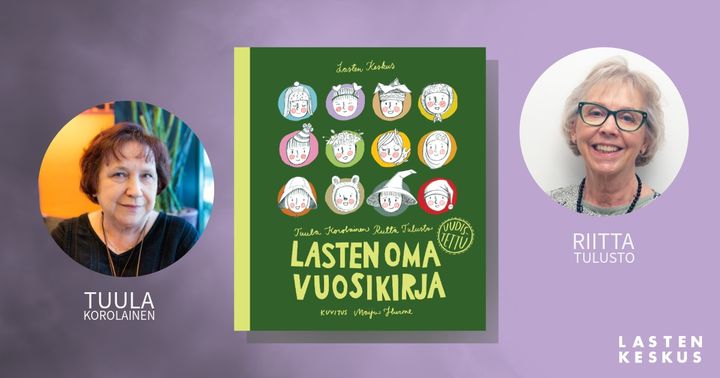 Lasten omassa vuosikirjassa kuljetaan kalenterin mukaisesti tammikuusta joulukuuhun.