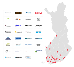 Cervi-yhtiöt ja toimipisteet 26.8.2026
