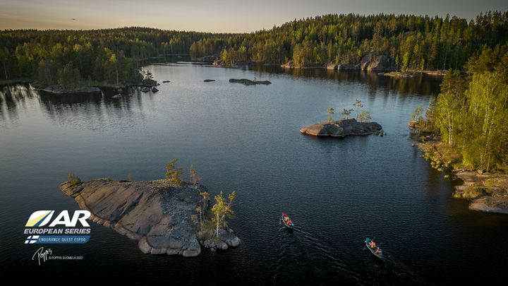 EM-finaalin reitti kiertää Savonlinnan, Sulkavan, Puumalan, Rantasalmen ja Juvan alueella. Melontaa on noin 44 kilometriä. Kuva vuoden 2023 Endurance Questista.