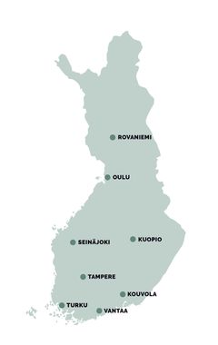 Valtakunnallinen lääkäri- ja lääkintähelikopteriyksiköiden verkosto kattaa kahdeksan tukikohtaa