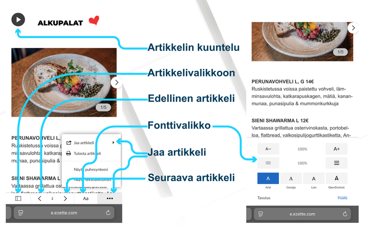 Käyttöliittymä