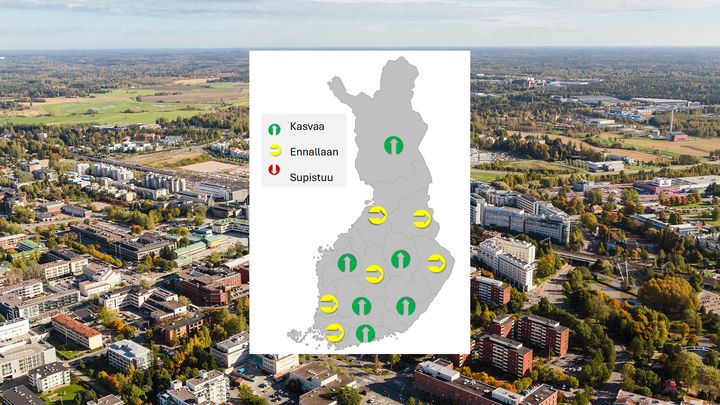 INFRA alueiden markkinanäkymät 2026 verrattuna edelliseen vuoteen.