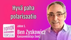 Toivon Torstain ensimmäinen vieras on 47 vuotta kansanedustajana työskennellyt Ben Zyskowicz (kok)