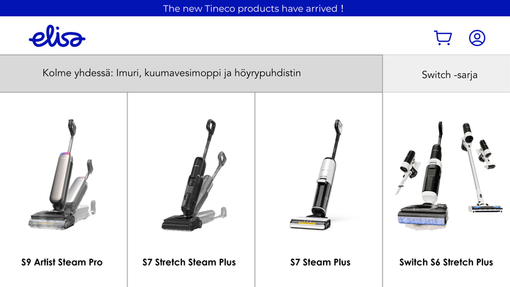 Tinecon uudet tuotteet on suunniteltu moderneille kotitalouksille ja kuluttajille.