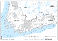 Karttakuva vuoden 2026 kipsinlevitysalueesta