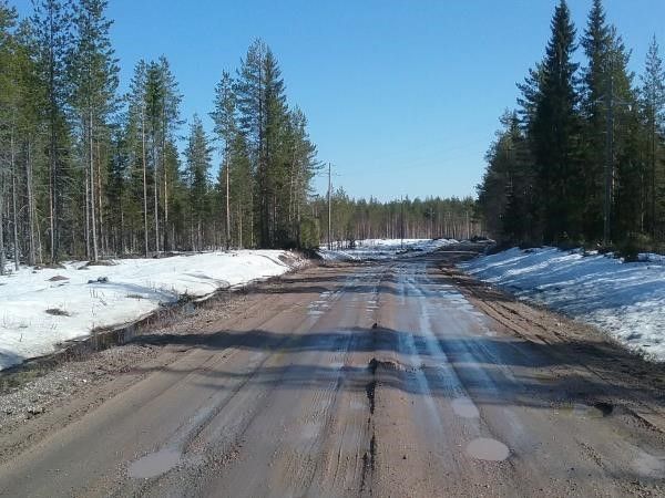 Tie, jolla kelirikkoa