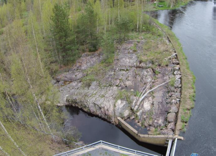 Rengon pohjapato Seinäjoessa ilmasta kuvattuna.