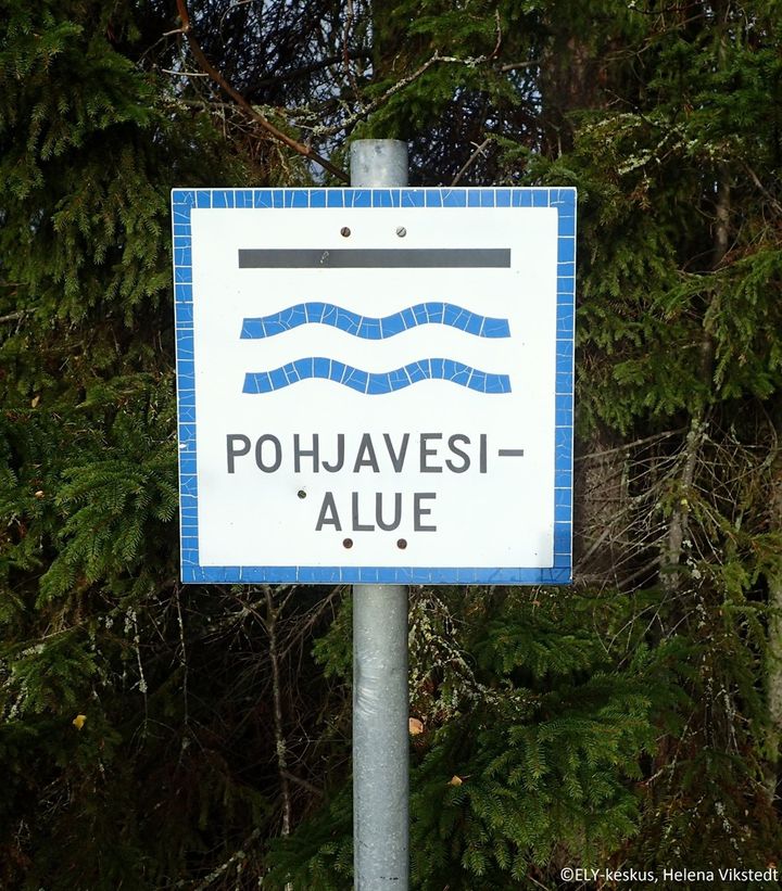 Pohjavesialuekyltti. Pohjois-Pohjanmaan ELY-keskus.