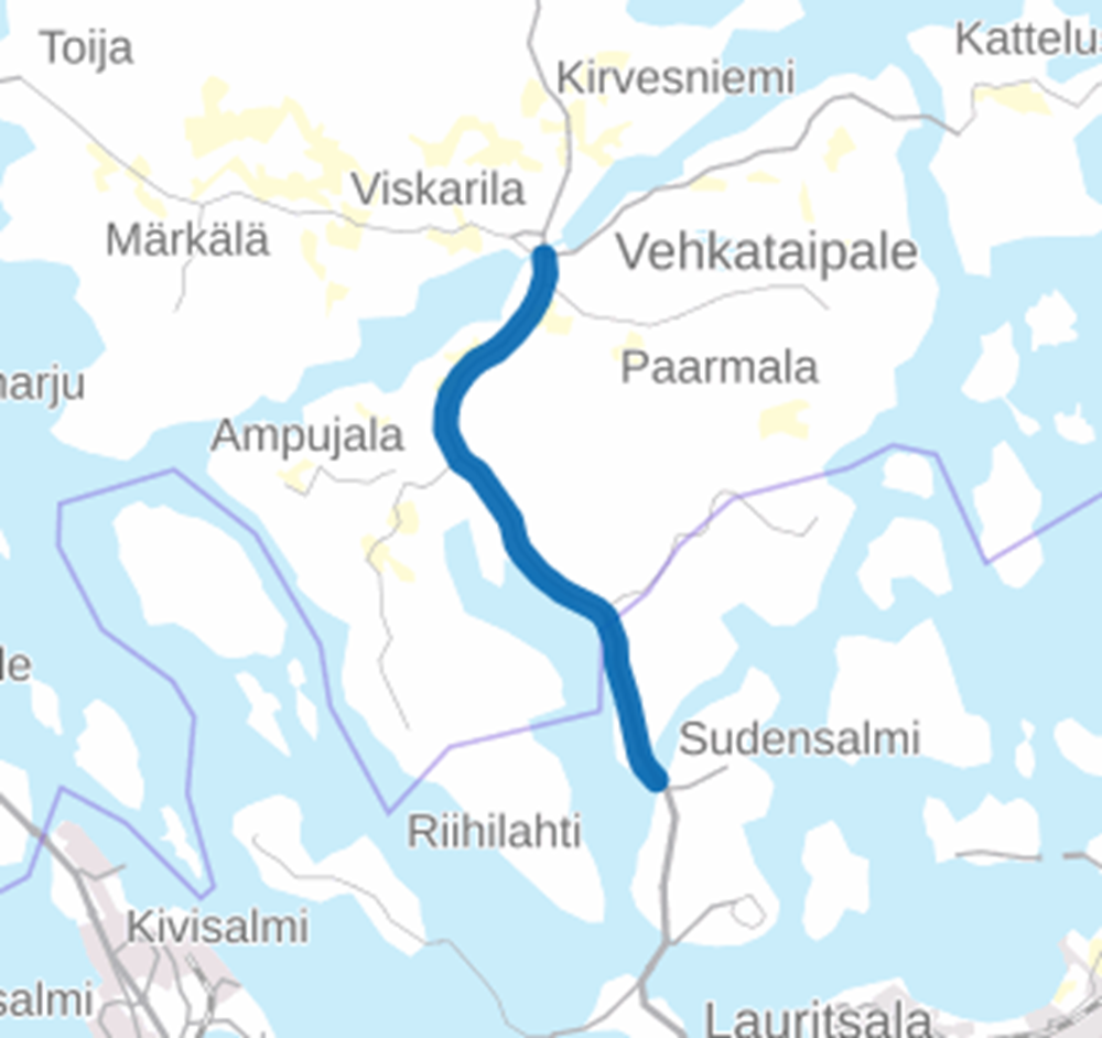 Maantien 4081 parannustyöt alkavat Lappeenrannan ja Taipalsaaren välillä