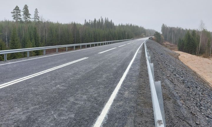 Haapamäen sortumakohta korjauksen jälkeen. Kuva: Keski-Suomen elinvoimakeskus