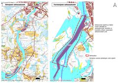 Jääsahausalueet Simojoella ja Tornionjoella vuonna 2026 karttakuvassa.