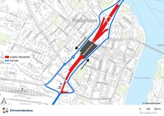 Karttakuva kiertotiestä.