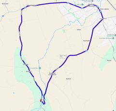 Raukkaan sillan opastettu kiertoreitti Google Mapsissa