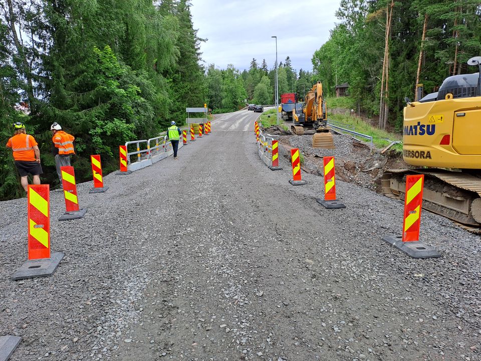 Maantien 2810 (Turuntie) korjaustyöt etenevät Somerolla 20.7.2026. Lounais-Suomen elinvoimakeskus