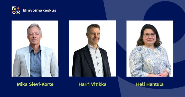 Sisä-Suomen elinvoimakeskuksen osastopäälliköt 1.6.2026 lähtien.