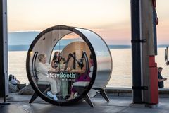 Storytelling at parties in Oregon USA by telling real stories and recording them.