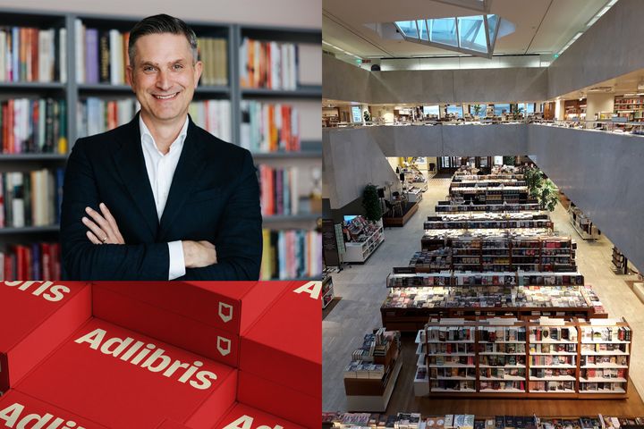 Adlibris förvärvar Akateeminen Kirjakauppa (Akademen). Adlibris vd Ola Toresten, interiör från flaggskeppsbutiken Bokhuset i centrala Helsingfors.