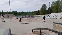 Skeittipuisto.