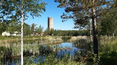 Den gamla blygruvan i Korsnäs kommun.