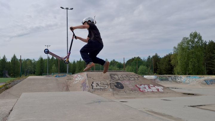 Skejtpark.