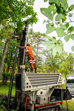 Yleiskuva maalämmön porauksesta