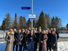 Rajakomitea ARKOn edustajat vierailivat Tornionlaaksossa 18.-20.3. ja tutustuivat mm. Tornio-Haaparanta-ratayhteyteen.