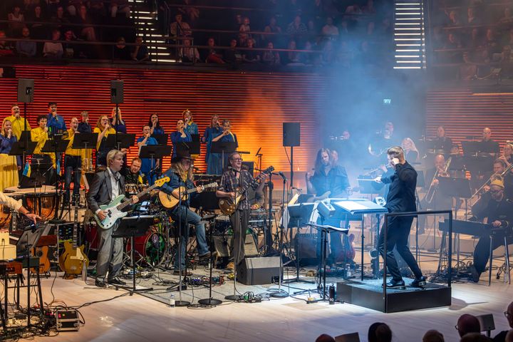 Saimaa-yhtye musiikkitalolla.