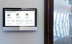 Näytöllä on infografiikka, jossa näkyy tietoja energiankulutuksesta.