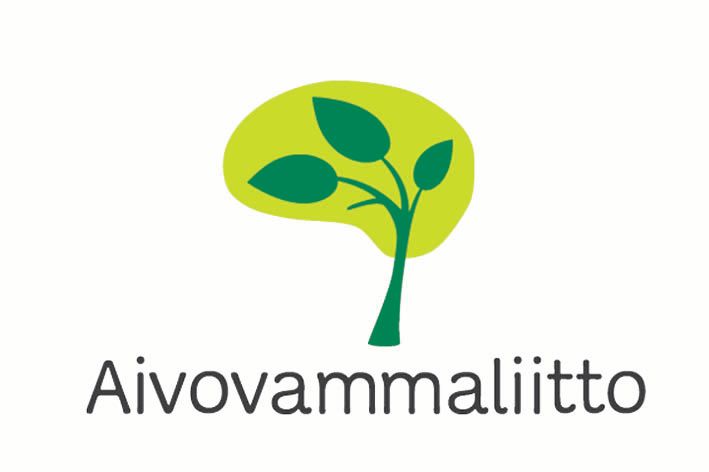 Aivovammaliiton puutunnus, jonka alla lukee Aivovammaliitto