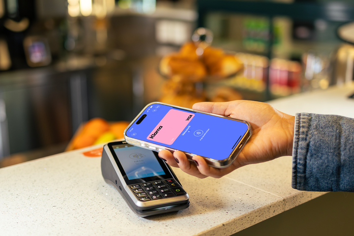 Lähimaksu MobilePaylla Klarna-kortilla