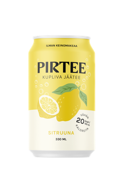 PIRTEE kupliva jäätee Sitruuna tölkki 0,33 l