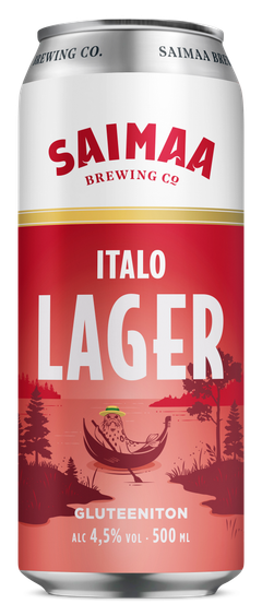 Saimaa Italo Lager oluttölkki 0,5 l